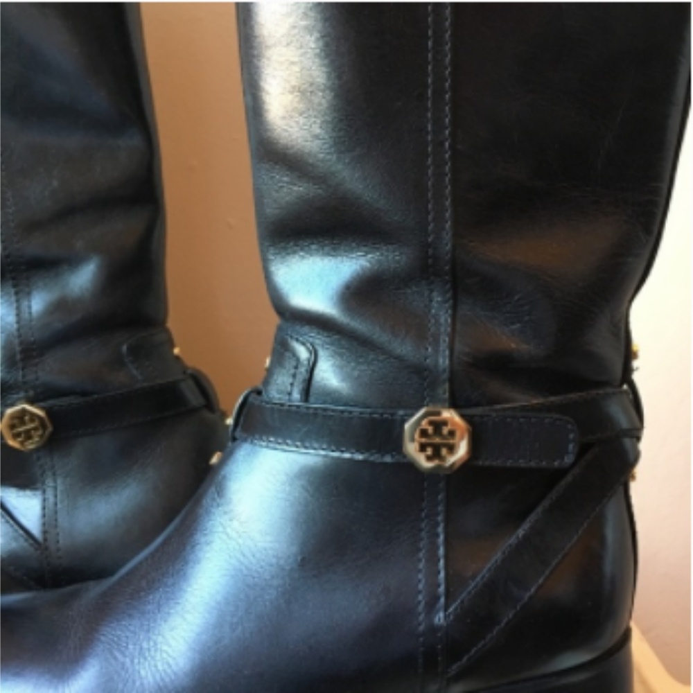 MOVING SALE Leather Tory Burch Brita Riding Boot